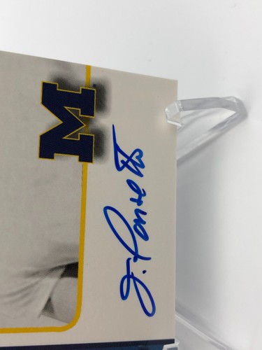 TK Legacy JOE PONSETTO AUTO Card QUARTERBACK COLLECTION SP/300 Signed MICHIGAN - Picture 5 of 9