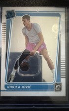 2 Card Lot 2022-23 Panini Chronicles  - Donruss Optic Rated Rookies Nikola Jović