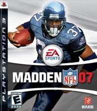 Madden NFL 07 For PlayStation 3 PS3 American Football Sports Very Good 9E