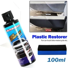 100ml 3.4OZ Car Plastic Restorer Trim Restoration kit Revitalizing Coating Agent