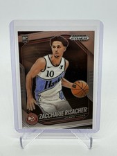 2024-25 Panini Prizm Black Basketball Zaccharie Risacher Rookie #181