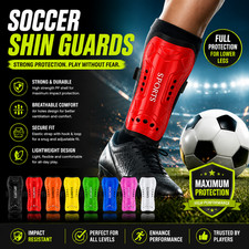 Football Soccer Shinpads Shin Guards Soft Foam Protector for Children Kids