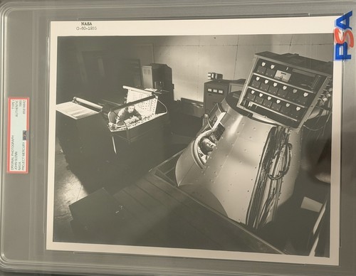 1960 NASA John Glenn Mercury Space Simulator Original Vintage Photo PSA Type 1