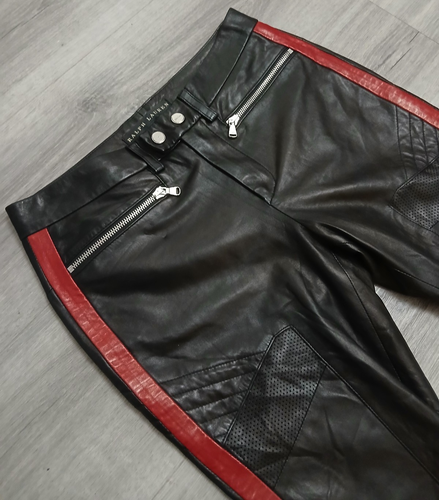 Ralph Lauren Black Label Lammleder Biker Hose - Größe US 2 / UK 6 - Bild 3 von 13