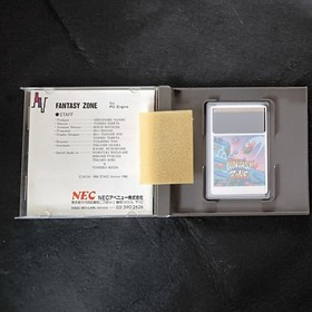 Fantasy Zone PC Engine HuCard with Manual Japan Version used
