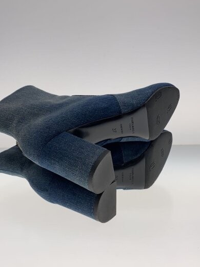 SAINT LAURENT stivali corti taglia 37 IDG denim tacchi