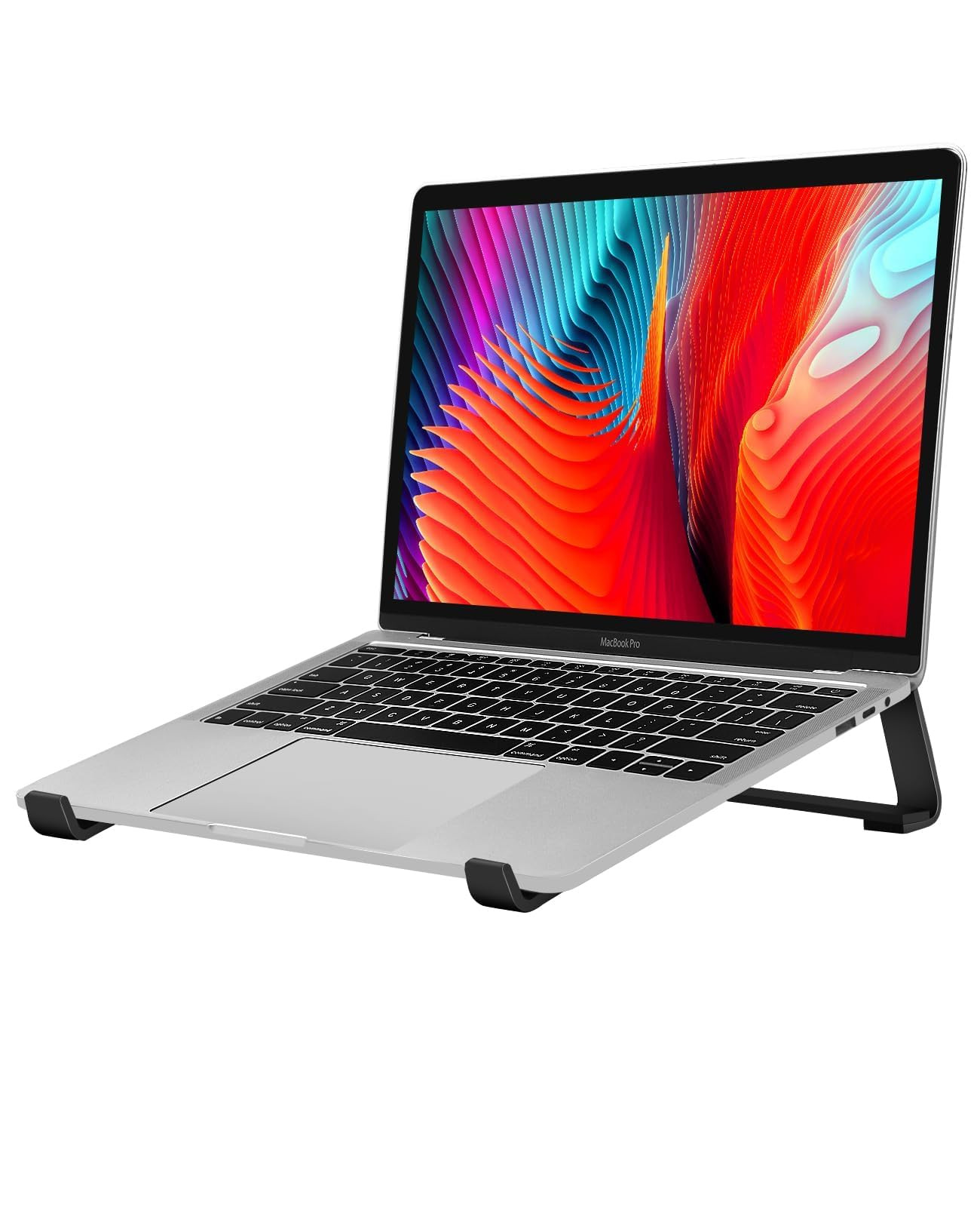 Aluminum Laptop Stand for Desk - Cooling Ergonomic Design - Fits MacBook Air ...