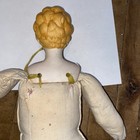 unglazed porcelain head matte skin-like finish & cloth body Antique Doll Blonde — photo 4