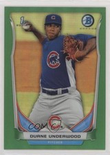 2014 Bowman Prospects Chrome Green Refractor 9/75 Duane Underwood #BCP64 rn6