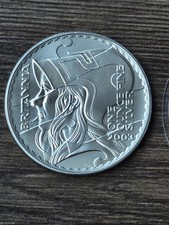 2003 Royal Mint Britannia 1oz .958 Silver Coin in Capsule, Low Mintage of 73,271