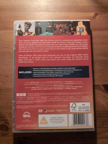 Doctor Who - The Celestial Toymaker - DVD + Slipcase - William Hartnell - 1966 - Picture 5 of 20