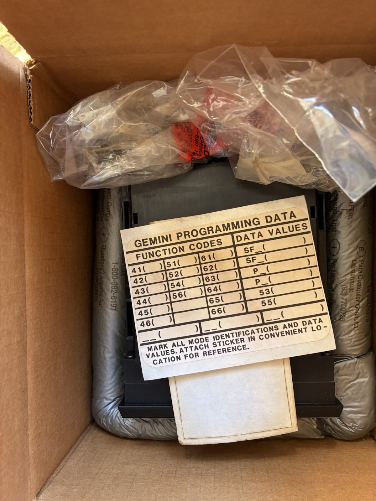 RED LION CONTROLS GEM New Open (V-tek PC-250-reel counter)