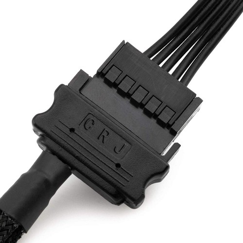 Cavo Adattatore Ventola di Raffreddamento, 15 Pin SATA a 4 x 3 Pin / 4 Pin PMW 12V PC Case2838 - Foto 7 di 7