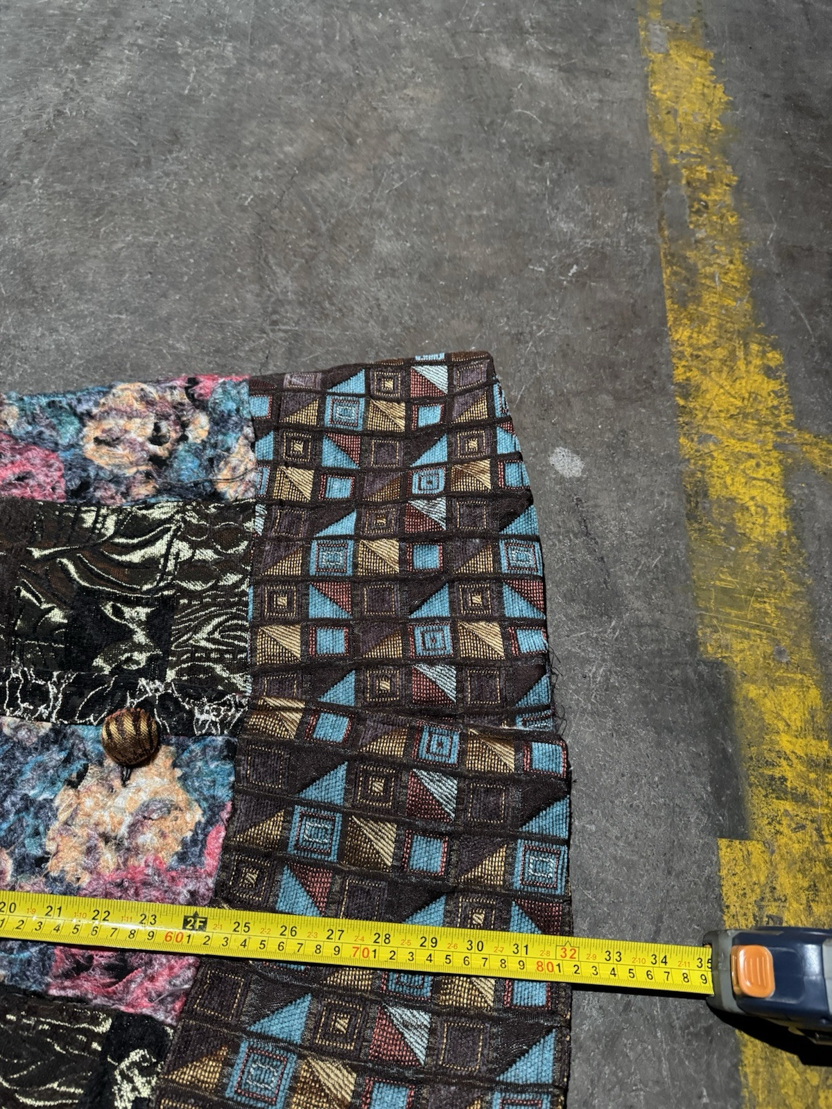 SACRED THREADS Boho Jacket Buttoned Down Patchwor… - image 7