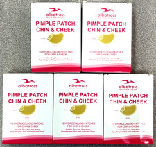 50 Count Total - Large Acne Pimple Hydrocolloid Patches for Chin and Cheek