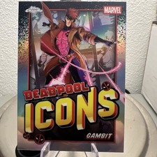 2025 Topps Chrome Deadpool Icons Gambit Marvel X-Men #DI-4