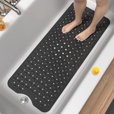 Bath Mat for Tub, Non Slip Bathtub Mat, 40 x 16 Inch Extra Long Bath Tub Mat