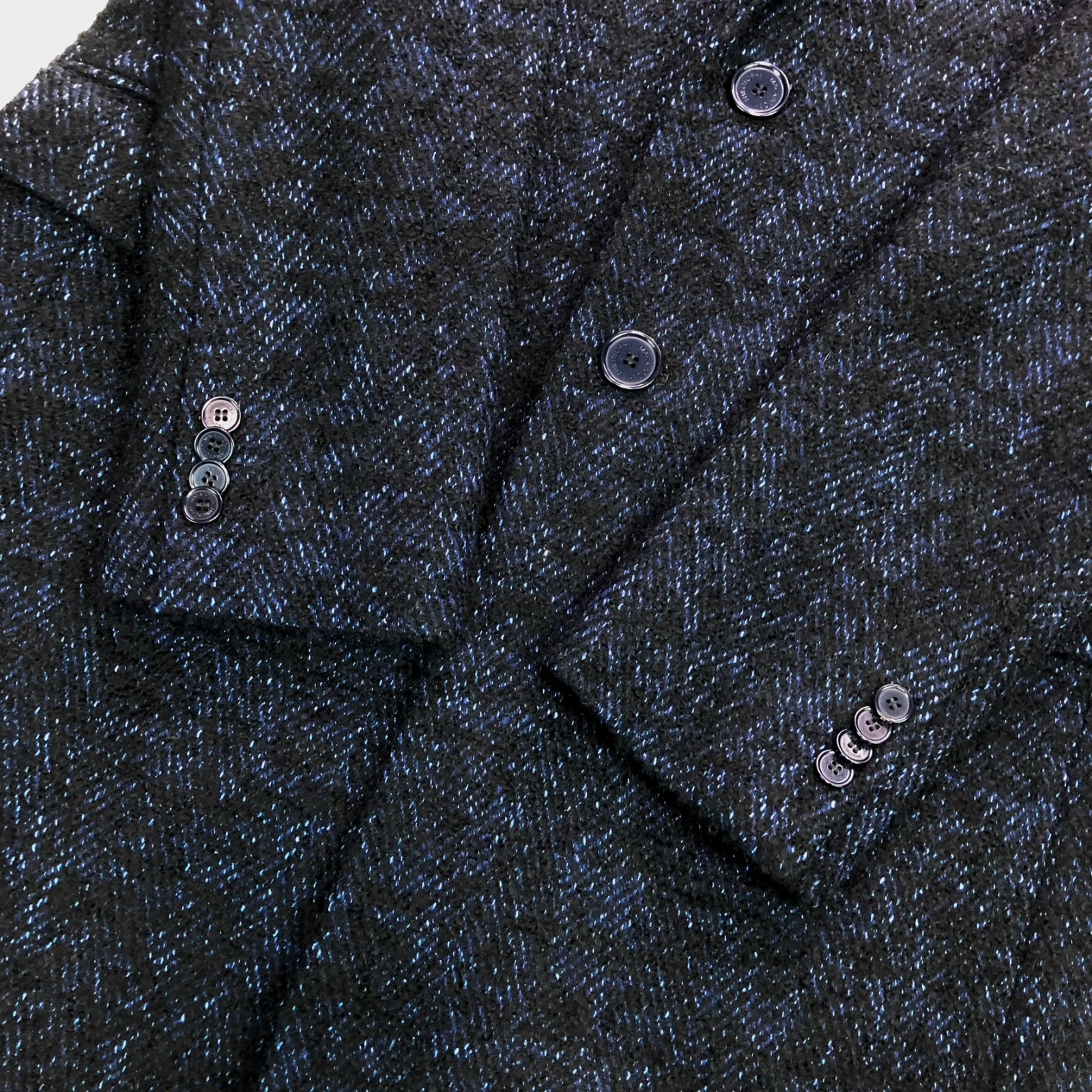 MACKINTOSH PHILOSOPHY Chester Coat Size 40 Wool Blend Navy Made in Japan image 5