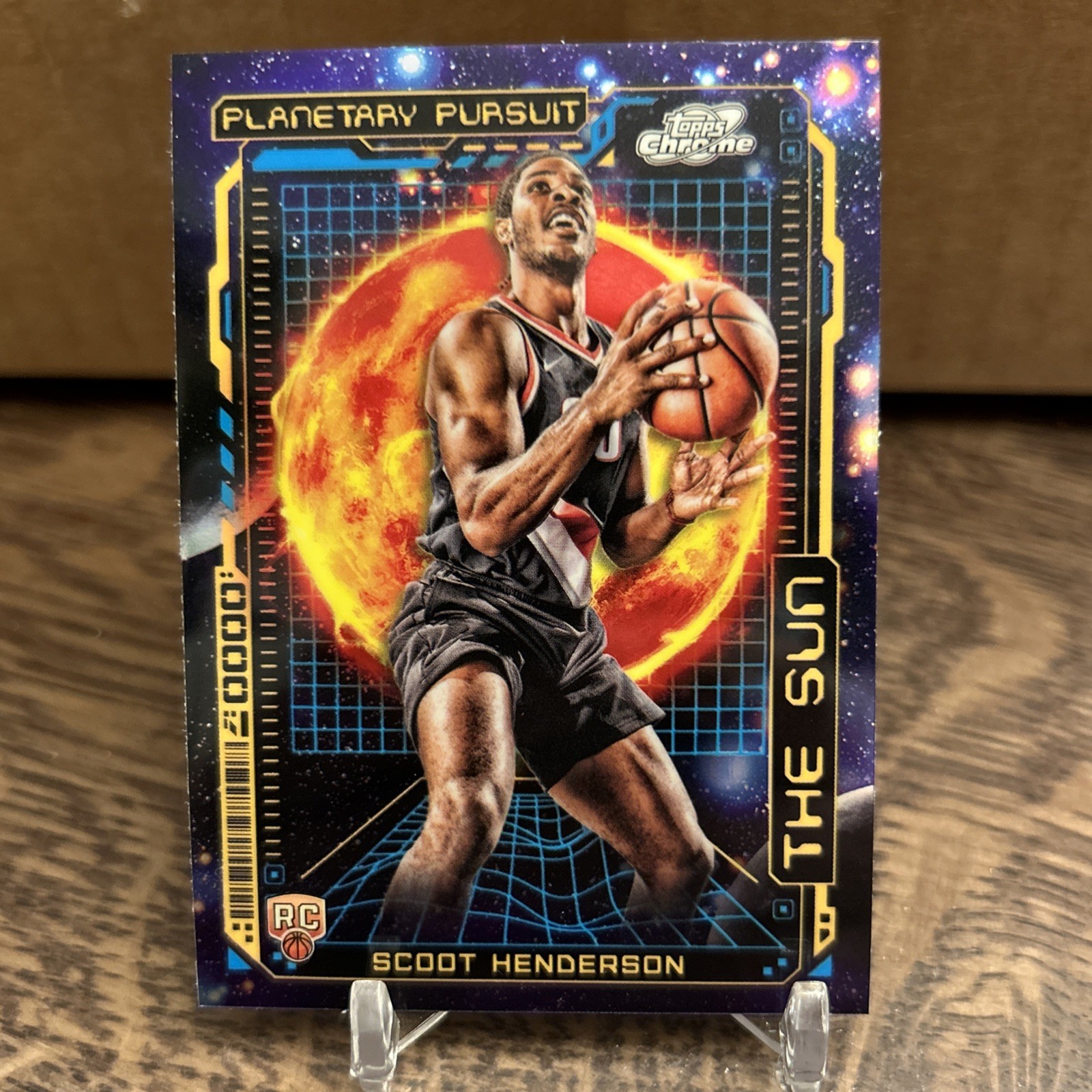2023-24 Topps Cosmic Chrome - Planetary Pursuit Scoot Henderson #PPS-10 Sun (RC)