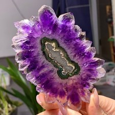 74G Natural high-quality Amethyst agate quartz cluster slice crystal mineral