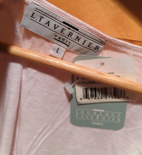 NWT L. Tavernier Paris Pajama - Luxury Soft Bio Skin Rose Pink 2 Pc Size Large - Picture 6 of 7