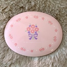 Sanrio Vintage Pink Floral Mini Mirror 1987