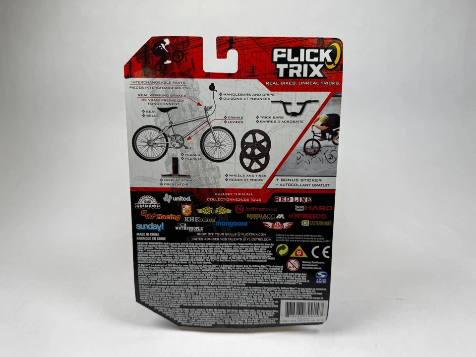 Baby Blue PK Ripper Flick Trix SE Racing BMX Bike Skyway Wheels 2009 Spinmaster - Image 2 of 2