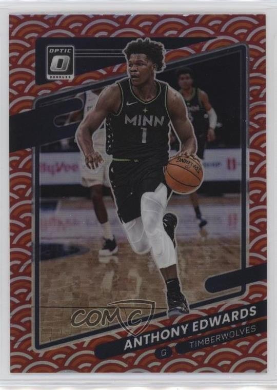 2021-22 Panini Donruss Optic Photon Prizm Anthony Edwards #83 0s9t