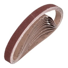 Schleifband Set 25mm x 762mm Aluminiumoxid 60 Körnungen 10 Stück
