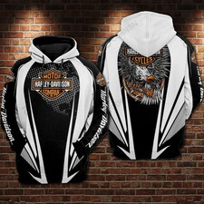 Harley Racing Davidson 3D Hoodie , Unisex Adults S-5XL