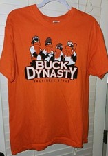 baltimore orioles BUCK DYNASTY orange shirt ADULT LARGE.......................B1