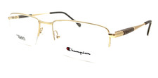 NEW CHAMPION CU4012 C03 PALE GOLD AUTHENTIC EYEGLASSES 59-20-150