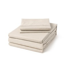 ClevaHome Twin Size Sheet Set - 4 Piece Soft Breathable Luxury Bed Sheet Set ...