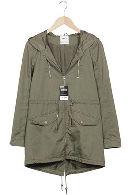 ONLY Mantel Damen Jacke Parka Gr. M Baumwolle Grün #2ql2vtm