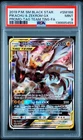 Pokemon Pikachu & Zekrom GX Tag Team TCG Card Psa 9 + 5 graded guards AURA