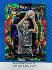 2025 #61 Brittney Griner Panini Select WNBA Concourse Green Ice Prizm Dream