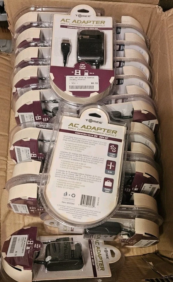 22 Power Adapter for Nintendo DS Gba Sp Gameboy Advance Wholesale Lot New Sealed - Image 2 of 2