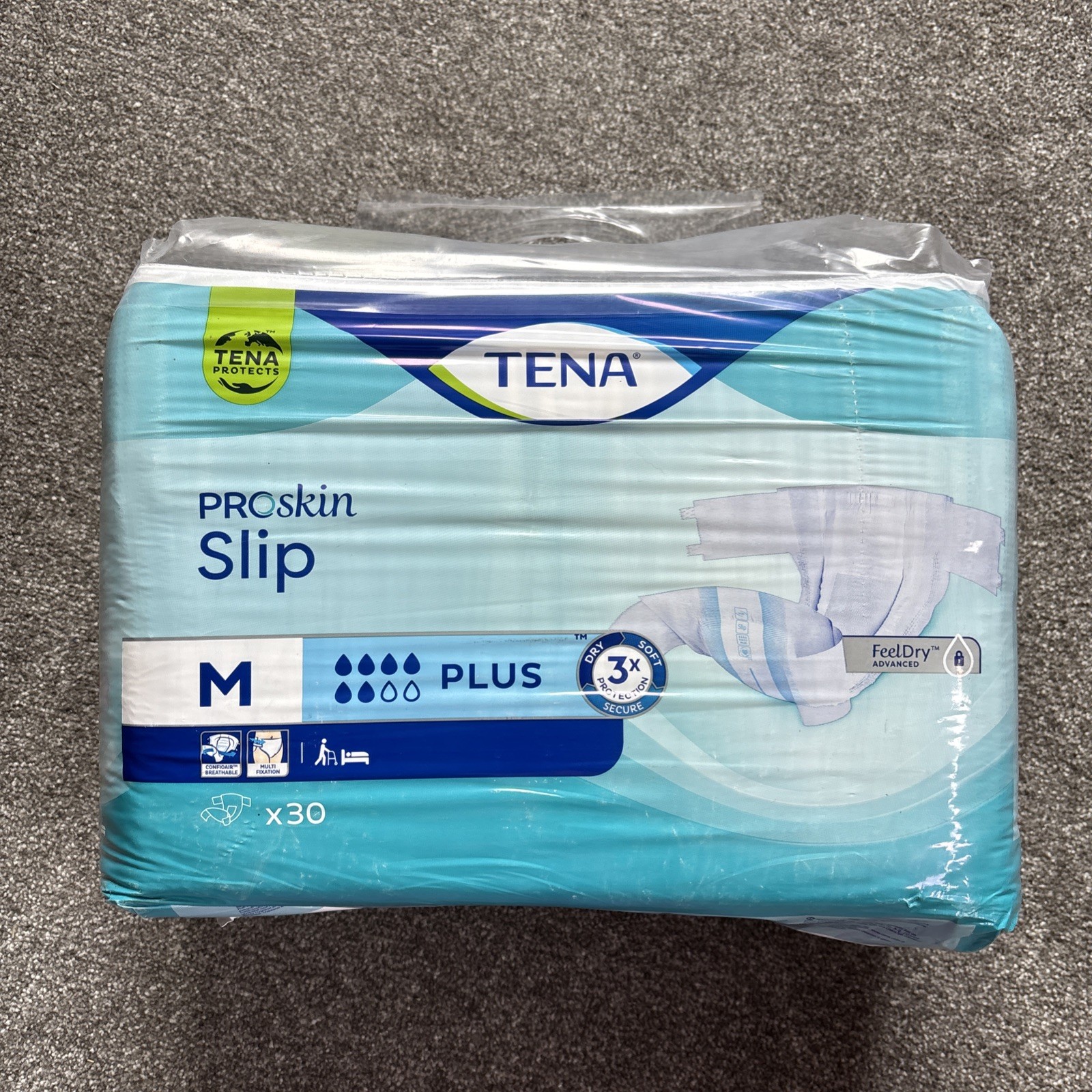 Tena ProSkin Slip Plus Slips Incontinence Pants - White, M