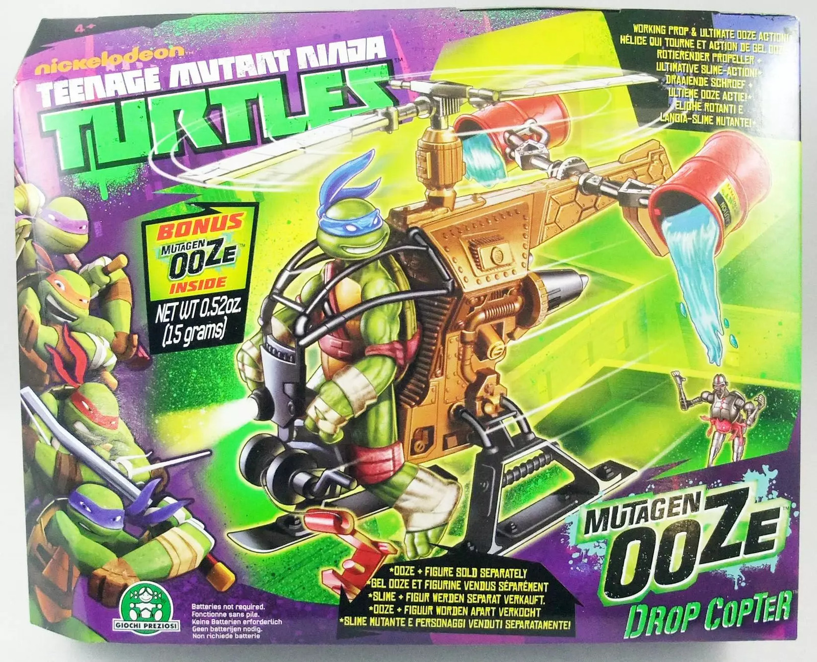 Coptère Mutagen Ooze TMNT Tortues Ninja Nickelodeon 2012