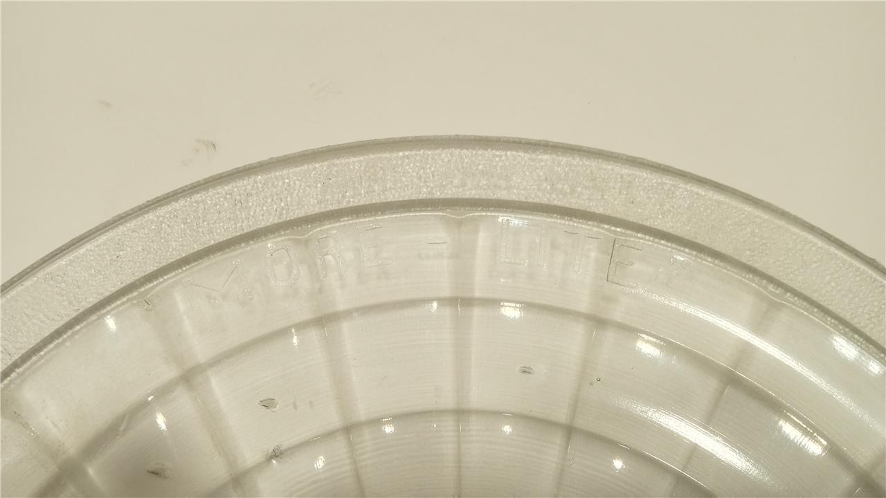 More-Lite 1917 9-1/4" Bubble Daisy Glass Headlight Headlamp Lens Vintage (b