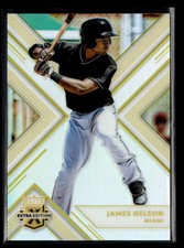 2018 Panini Elite Extra Edition #95 James Nelson Opti-Chrome Gold Rookie #/10