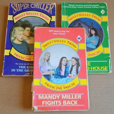 Sweet Valley Twins 3 Bücher Konvolut vergriffen 3 48 Super Chiller Francine Pascal