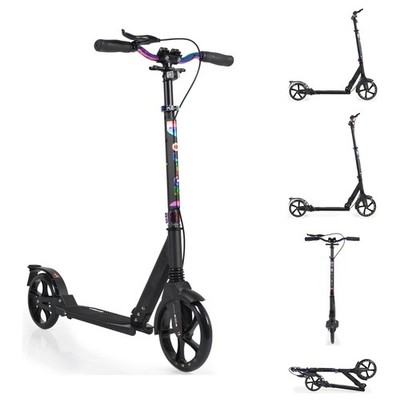 B-Ware Byox Kinderroller Quick klappbar, Handbremse, Seitenständer, schwarz
