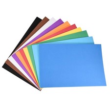 10pcs Multicolor EVA Foam Sheets Self Adhesive 7.8 x 11.8 Inch 1.8mm Thickness