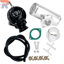 Universal Billet Aluminum Type-rs Turbo Blow Off Valve Bov+2.5" Flange Tube Pipe