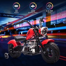 24V Electric Off-Road Motorcycle for Kids, 16.5 Mph Powerful Dirt Bike