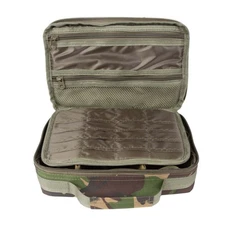 Carp Fishing DPM Camo Tackle Organiser Box Dividers And Pockets - Carper Tackle