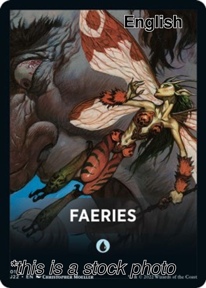 Faeries Theme Card [Normal NM - Jumpstart 2022 11]