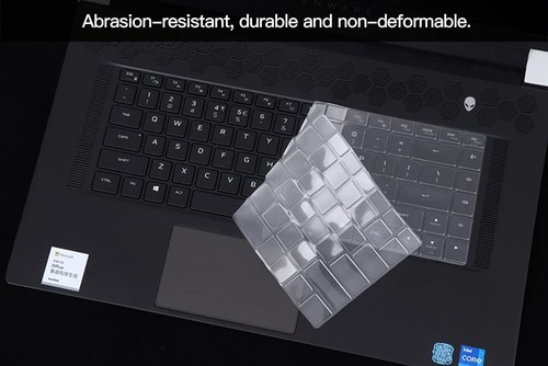 Keyboard Cover Skin for Dell Alienware m17 R5 Alienware m15 R7 Alienware M16 ... - Photo 5/8