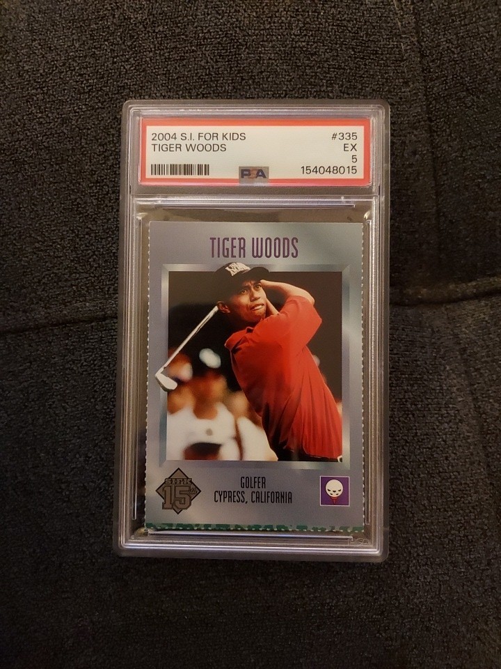 2004 Sports Illustrated for Kids Series 3 - Tiger Woods #335 PSA 5